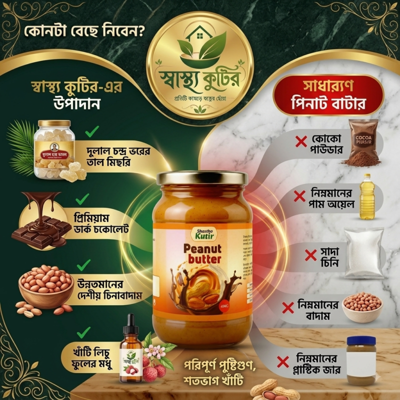 স্বাস্থ্য কুটির.পিনাট বাটার